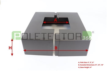 Anchor Bolt Covers - ABS Plastic